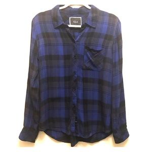 Rails Plaid Top